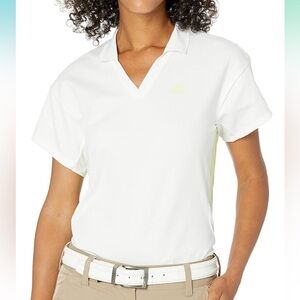 adidas White Golf Polo Shirt